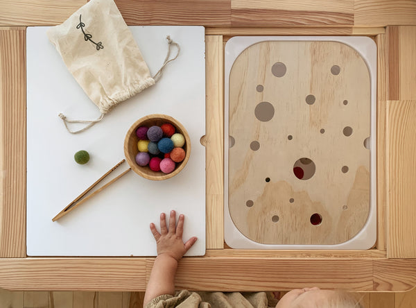 Flisat table board - holes