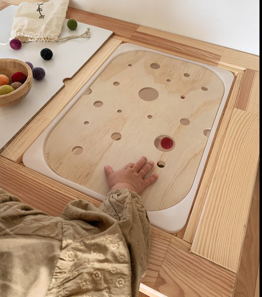 Flisat table board - holes