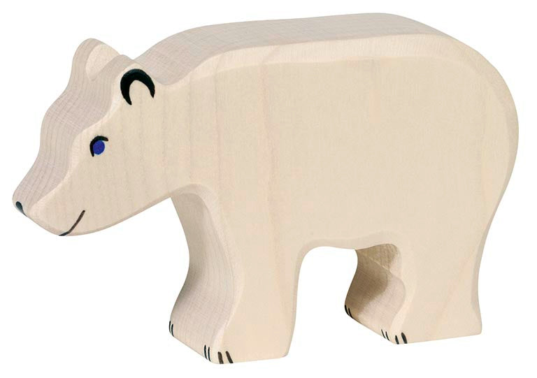 Wooden polar bear - Holztiger